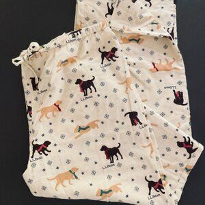 L.L. BEAN Women's Pajama Lounge Pants NWOT Size L